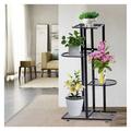 4-Tier Large Metal Plant Stand Shelf Anti Rust Iron Garden Flower Rack Indoor