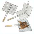EcoQuality BBQ Grill Basket for Outdoor Grilling Stainless Steel Fish Grilling Basket with Handle BBQ Griller Accessory for Meat Shrimp Vegetables Grilling Gifts Outdoor Camping (15 PACK)