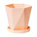 Bilqis Plastic Planters Indoor Flower Plant Pots Thickened Large Flower Pot Flower Seedlings Nursery Pot/Planter/Flower Pot with Pallet Modern Decorative Gardening Containers