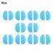 10Pairs/Pack Repair Tool Push On Anti-slip Soft Glasses Nose Pads Eyeglass Nosepads Silicone Nose Pads BLUE 10PAIRS/PACK