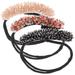 3 Pcs Hair Curling Iron Hair Pin Elastic Hair Ties Hair Bun Decorative Hair Curlers Meatball Hair Iron Curls Crystal Miss