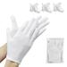 ZFYOUNG 6 PcsÃ¯Â¼Ë†3pairsÃ¯Â¼â€° White Cotton GlovesÃ¯Â¼Å’White moisturizing Gloves Cotton Gloves for Dry Hands Eczema White Sleep Gloves for Men and Women Beauty Coin SPA Cloth Gloves