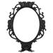 Black Mirror Vanity Light Mirror Cosmetic Mirror Folding Handheld Mirror Hand Mirror Retro Vanity Mirror Vintage Plastic Travel