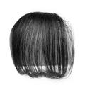 Fake Hair Pieces Fashion One Piece Clip In Hair Bangs / Thin Fringe / Hair Extensions Natural Fake Hair Pieces (Black)