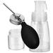 2 Pcs Hair Gel Hair Oil Fine Mist Spray Bottle for Hair Powder Applicator Powder Bottle Hair Care Grow Hair Plastic Glass Travel