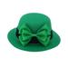 Huaai St Patrick s Day Green Hat Hairpin Clover Hat Decorated Irish Festival Headdress St Day Green Hat Hair Card Top Hat Decoration Irish Festival Headwear