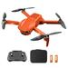 Aibecy Remote Control Drone with Dual 4K Foldable Headless Drone with Optical Visual Positioning Gesture Photography with Storage Bag 2 Battery