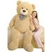 MorisMos Giant Brown Teddy Bear Stuffed Animal 6 Feet Soft Cuddly Smiling Face Big Teddy Bear Plush