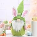 Gzwccvsn Easter Bunny Easter Gnomes Decor Easter Gnomes Bunny Decoration 40cm Dwarf Faceless Doll Plush Rabbit Doll Kids