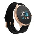 iTouch Sport 3 Smartwatch Fitness Tracker: Rose Gold Case with Black Strap