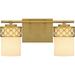Quoizel Lighting - Tenley - 2 Light Bath Vanity In Modern Style-7.5 Inches Tall