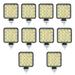 1-20pcs 48W Square LED Work Light Truck OffRoad Tractor Flood Lights 2-Colors