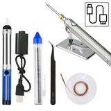 Walmeck Soldering Iron Iron Set Iron U-SB Tools Set Wireless USB Battery Iron USB Reable Iron Set Wirel USB Iron ERYUE Iron dsfen Mashem OMBX IronPortable