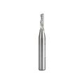 LeCeleBee Solid Carbide Single Flute Downcut End Mill Router Bits CNC Spiral O Flute 1/8-Inch Diameter 1/4-Inch Shank 32012-SC