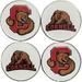 NCAA Cornell Big Red Golf Ball Markers - (4Pack)