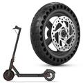 Htovila Tire M365 Scooter Spare Hub Disc Brake Wheel Hub Disc Scooter Rear Tire inches Scooter Wheel Rear Tire Wheel Tire Wheel Hub Brake Set 8.5 Wheel M365 8.5 inches Scooter Disc Brake Set