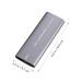 ATriss External Hard Drive Portable External Hard Disk Dual Protocol Type-C 3.1 Small Mobile Solid State Drive with Date Cable