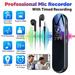32G HD Voice Recorder 6h Continuous Recording MP3 Player Smart Noise Reduction