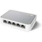 5 Port 10/100 Mbps Fast Ethernet Switch | Desktop Ethernet Splitter | Ethernet Hub | Plug & Play | Fanless Quiet | Desktop Design | Green Technology | Unmanaged (TL-SF1005D) White