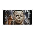 Horror Halloween 2 Michael Myers Extended Gaming Mouse Pad No-sliped Large Desk Mat Stitched Edge Keyboard Mat Mousepad