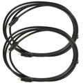 2 Pcs Audio Cable for Sound Bar Sound Bar for Tv Fiber Male to Male Cord Tv Optical Audio Cable Audio Optical Cable Public to Public CD PMMC Fiber Pvc