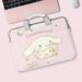 Sanrio Cinnamoroll Anime Laptop Tote Bag 12 13.3 14 15 15.6 16.1 17.3 Inch Kawaii Student Cute Anime Tablet Storage Bag