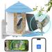 Nebublu Bird Camera Powered Wireless Videos Panel AI Identify AI Identify Species Camera + Solar PIR Motion Two-Way Solar Panel AI Audio APP WiFi Smart Feeder Camera Two-Way Audio APP Feeder Camera +