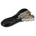 Procomm PP8X3-BLK 3 ft. RG8X Coax Cable with PL259 Connectors on Each End Black