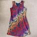 Columbia Dresses | Columbia Pfg Rainbow Floral Freezer Dress, Medium. | Color: Blue/Pink | Size: M