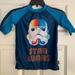 Disney Swim | Disney Star Wars Rash Guard Shirt Size 9/10 | Color: Blue | Size: 10b