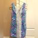 Lilly Pulitzer Dresses | Lilly Pulitzer Stretch Shift Dress Blue Pink Size 4 | Color: Blue/Pink | Size: 4