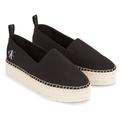 Espadrille CALVIN KLEIN JEANS "PLATFORM ESPADRILLE ML BTW" Gr. 39, schwarz Damen Schuhe Strandschuhe