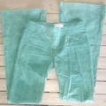 Free People Pants & Jumpsuits | Free People * Womens Pull-On Corduroy Flared Jeans * Sz 25 | Color: Green | Size: 25