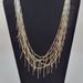 J. Crew Jewelry | J. Crew | Multi Strand Fringe Silver-Tone Necklace | Color: Silver | Size: Os