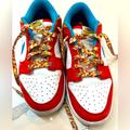 Nike Shoes | Nike Dunk Low Qs Lebron James Fruity Pebbles. Size M7.5/ W 9 | Color: Blue/Red | Size: 7.5