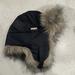 Columbia Accessories | Columbia Faux Fur Trim Trapper Hat/Winter Cap, Youth X/Xl, Nwot | Color: Black/Gray | Size: L/Xl