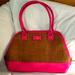Kate Spade Bags | Kate Spade Hot Pink And Straw Bag Excellent Used Condition | Color: Pink/Tan | Size: Os