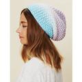 Free People Accessories | Free People Ombr Knit Beanie | Color: Blue/Purple | Size: Os