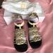 Michael Kors Shoes | Michael Kors Sandals! Size 7 1/2 Preloved Vintage! Brown & Tan Gold Back Buckle! | Color: Brown/Tan | Size: 7.5