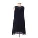 BCBGeneration Casual Dress - Shift: Black Solid Dresses - Women's Size X-Small