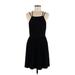ASOS Casual Dress - A-Line Halter Sleeveless: Black Print Dresses - Women's Size 6