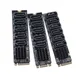 XT-XINTE 5 ports/6 ports SATA 3.0 à M.2 pour NVcloser M-KEY carte adaptateur PCI-e/SATA3.0 à pour