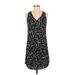 Old Navy Casual Dress - Shift: Black Grid Dresses - Women's Size X-Small