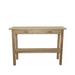 Red Barrel Studio® Greyce Teak Outdoor Side Table Wood in Brown/White | 33 H x 48 W x 17 D in | Wayfair 4C118E5F632C4AEEAF3EB5A5E7665FEF
