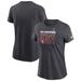 Women's Nike Anthracite San Francisco 49ers 2023 NFC Champions Locker Room Trophy Collection T-Shirt