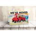 The Holiday Aisle® - 10 Red Truck We've Moved Change of Address Note Cards & Envelopes | Wayfair 68E9220A0A8B479FA47AA5F8A649CD1C