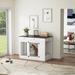 Tucker Murphy Pet™ Egina Wood Furniture Style Furniture Style Crate w/ 1 Door Wood in White | 41.3 H x 55.1 W x 31.5 D in | Wayfair