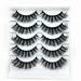 Melotizhi False Eyelashes Natural Wispy Fake Lashes Strips Fluffy Extensions Thick Soft Curly Fake Lashes Faux Mink Lashes Pack 10 Pairs 8D Dramatic Fake Eyelashes Wispy Style Luxury Volume Mink