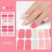 WQJNWEQ 2024 BIG SALE 16Strips Nail Polish Sticker Nail Strips Nail Polish Art Sticker Wraps Sticker Nails for Women and Girls Decorations Party Christmas Nail Foils Glitter Stickers