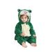 Baby Girl Boy Winter Flannel Jumpsuit Hooded Animal Cosplay Romper One Piece Pajamas Long Sleeve Cartoon Zipper Bodysuit